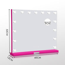 Load image into Gallery viewer, Monika 60*52cm Makeup Mirror With Dimmable Lights 15 LED Lighted Vanity Mirrors Wall
