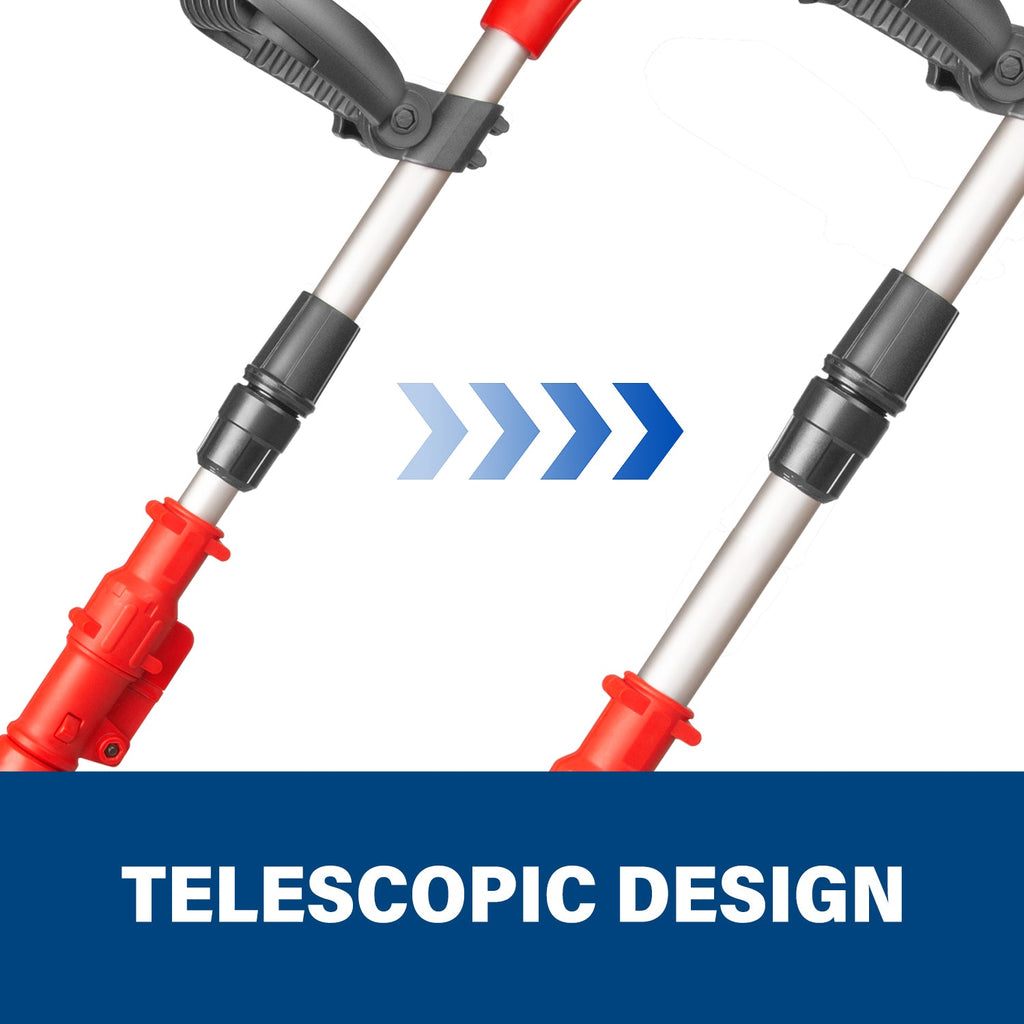 TOPEX 20V Cordless Lawn Grass Line Trimmer 2 in 1 Whipper Snipper with 10 Blades