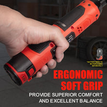 Load image into Gallery viewer, TOPEX 3/8" 12V Cordless Electric Ratchet Wrench 45NM 300RPM Variable Speed &amp; LED Light Skin Only without Battery