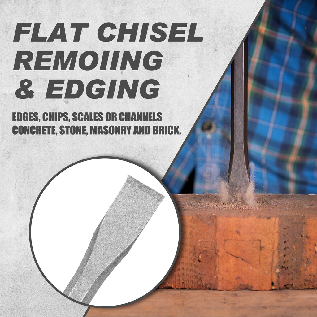 TOPEX 17 Piece SDS PLUS Rotary Hammer Drill Bits Set & Chisel Bits Hole Tool Set