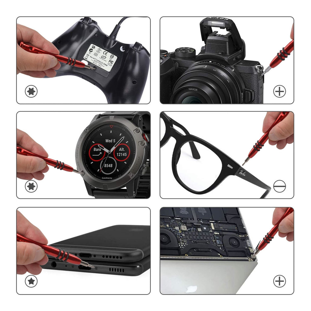 TOPEX 112Pcs Precision Screwdriver Set Screw Driving Bit Repair Tools Kit